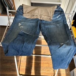 Maternity over belly pants